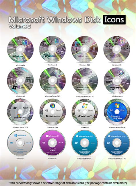 Microsoft Windows Disk Icons Vol2 By Mtb Dab On Deviantart
