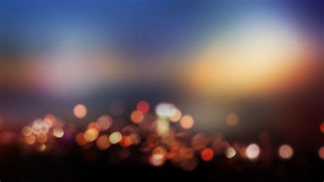 Simple City Lights Blurred With Life Bokeh Wallpaper City Wallpaper