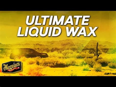 Meguiar S Ultimate Wax Commercial 2016 YouTube