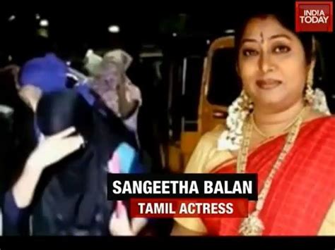 vani rani actress sangeetha balan arrested chennai actor resort tamil tv actress sangeetha