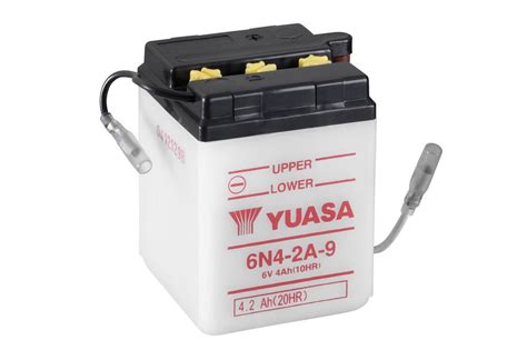 6n4 2a 9 Conventional 6 Volt Motorcycle And Power Sport Batteries