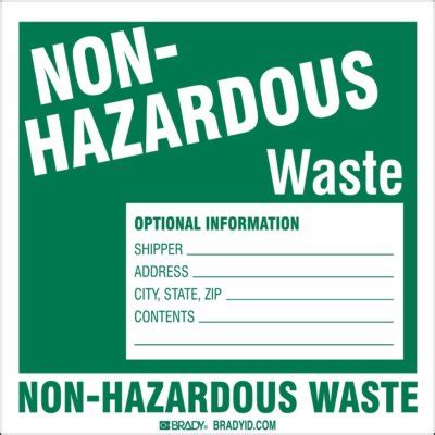 EPA And DOT Hazardous Waste Labeling Requirements OSHA And EHS