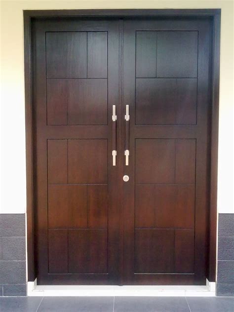 Pintu rumah biasa terbuat dari kayu, pvc maupun alumunium. Pintu Rumah Minimalis Modern