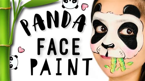Panda Face Paint Tutorial Youtube