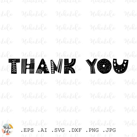 Thank You Svg Lettering Svg Thank You Clipart Png Cricut Inspire