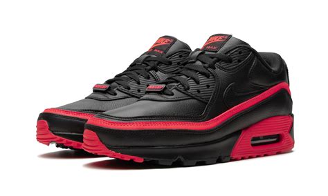 Look Out For The Undefeated X Nike Air Max 90 Black Red •