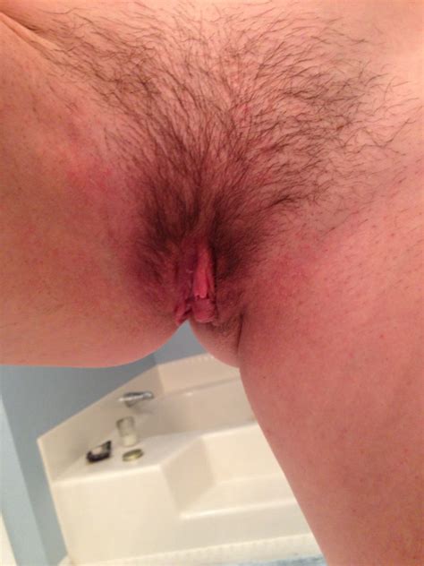 Ein Sexy Foto Einer Unrasierten Vulva