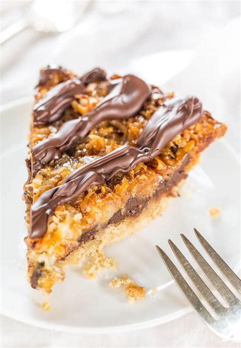 It's layered with caramel sauce, chocolate, and shredded coconut. 30 Girl Scout Cookie Recipes