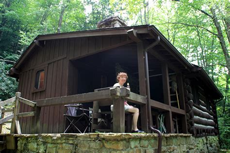 Babcock state park is a state park located along the new river gorge on 4,127 acres wooded in fayette county, west virginia. Babcock State Park | Julie lounges at our cabin shortly ...