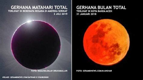 Tahun Ini Masih Ada Lima Gerhana Matahari Dan Bulan Ini Jadwal