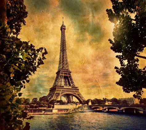 Wallpaper Cityscape Reflection Evening Tower Paris Eiffel Tower