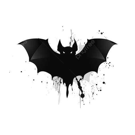 Flying Ghost Bat Black Ghost Vampire Bat Png Transparent Image And
