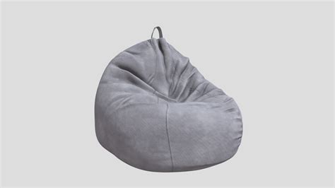 Grey Beanbag Download Free 3d Model By Kanesk06 Kanesk06 Bb2ec76