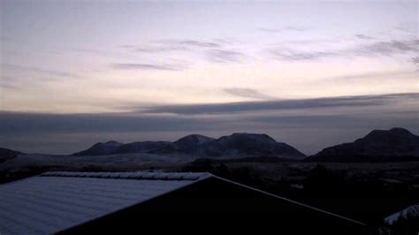 Winter Sunset Mountain Scene 32mins Hd Youtube