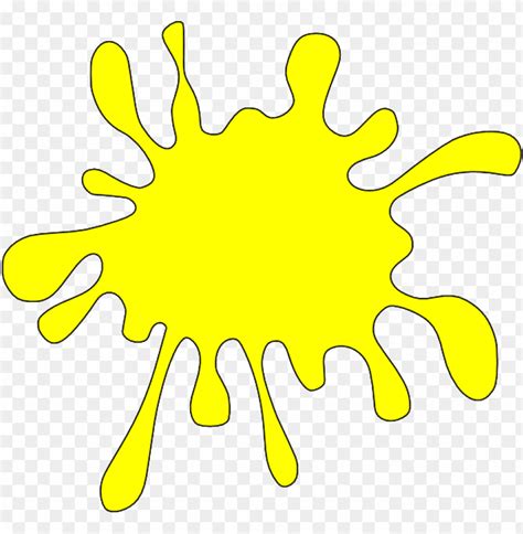 Yellow Paint Splash Clipart Png 10 Free Cliparts Download Images On