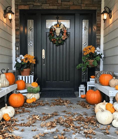 29 Beautiful Fall Front Porch Decorating Ideas Making Home Pretty