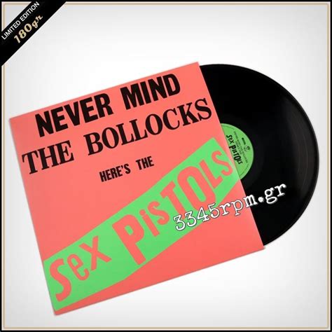 Sex Pistols Never Mind The Bollocks Heres The Vinyl Lp 180gr
