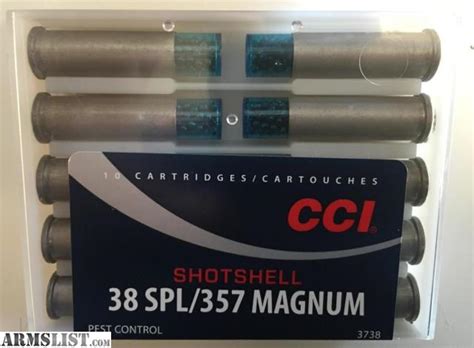 Armslist For Sale Cci 38 Special 357 Magnum Shotshells