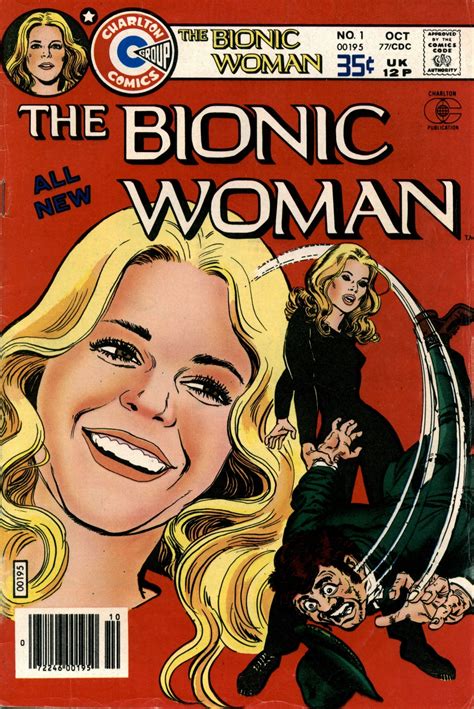 Starlogged Geek Media Again 1977 The Bionic Woman Cover Gallery Charlton Comics Group