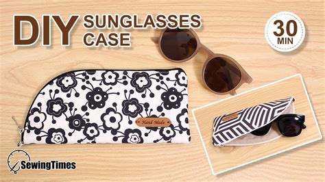 Diy Sunglasses Case 선글라스 지퍼 파우치 Easy Sewing Round Zipper Pouch Tutorial Sewingtimes Youtube