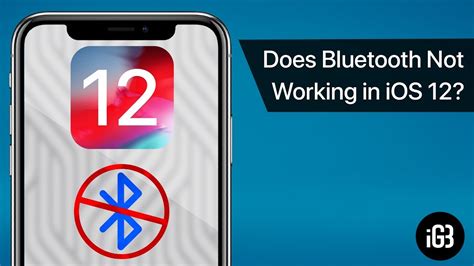 How To Fix Bluetooth Not Working On IPhone Running IOS 12 YouTube
