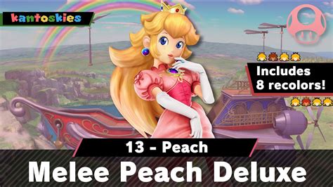 Melee Peach Smash Ultimate Mod Showcase Youtube