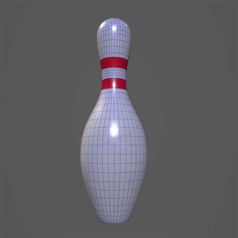 Bowling Pin Pbr 3d Model 3d Models World