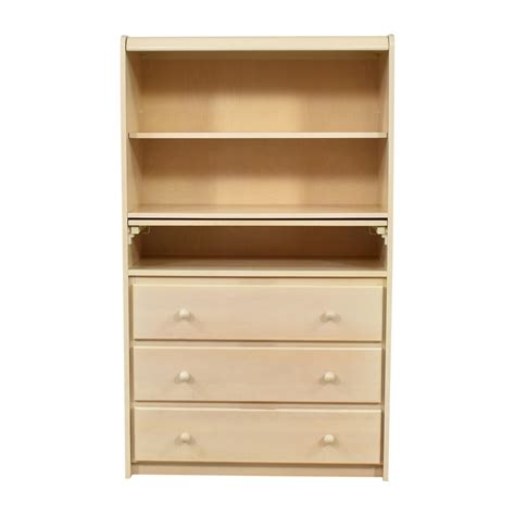 73 Off Bellini Bellini 3 Drawer Dresser With Hutch And Pull Out Shelf Storage