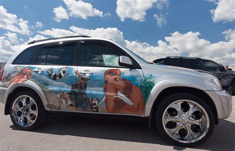 Airbrush 24 25 Crazy Airbrushed Art Cars Complex