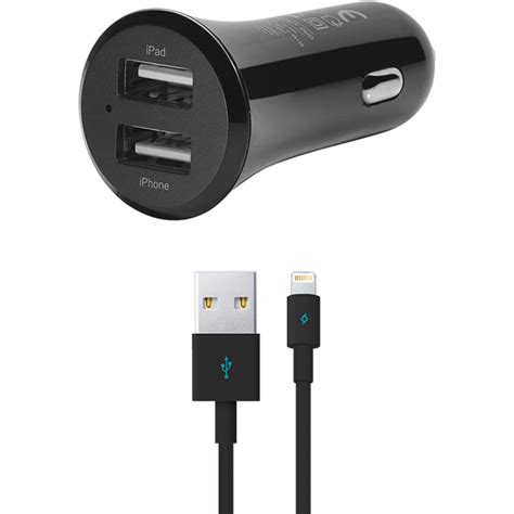 1A + 2.4 A/5W + 12W with quick charge At the same time, iPhone and iPad can charge For all ...