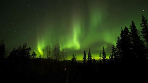 Northern Lights Aurora Borealis Whitehorse Yukon Youtube