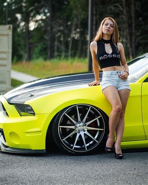 Bad Ass Ford Mustang Babes And Cars Mustang Cars Cars Car Girls