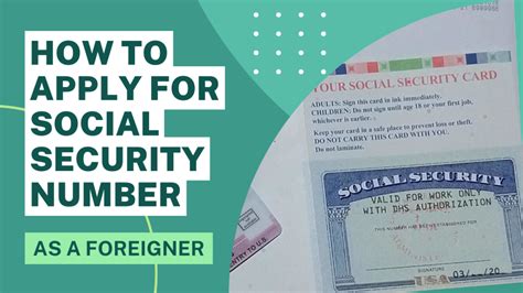 How To Apply For A Us Social Security Number Ssn Guide For