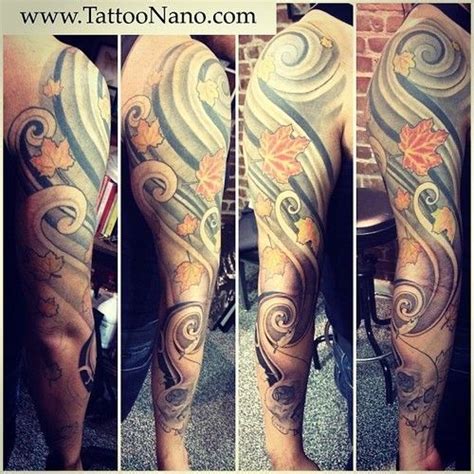 swirl wind tattoo designs tattoo men arm small