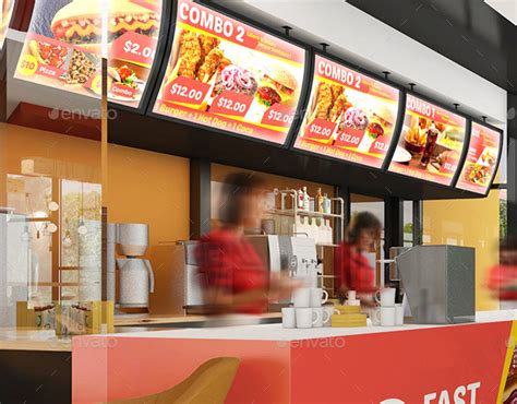 fast food uniform mockup yellowimages mockups