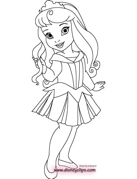 Little Disney Princess Coloring Pages Coloring Home