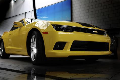 Chevrolet Camaro 2015 Yellow Photograph By Hotte Hue Pixels
