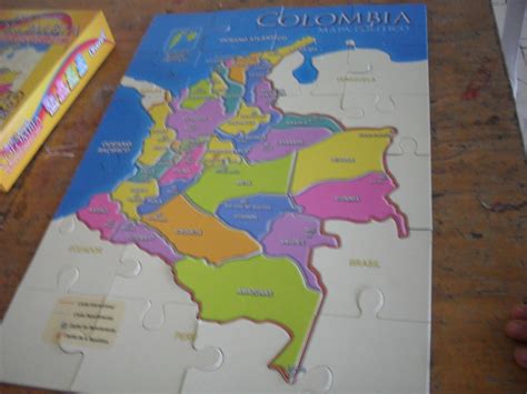 Rompecabezas Mapa De Colombia Regiones Iconografia Pinterest Mapa De Colombia Kulturaupice
