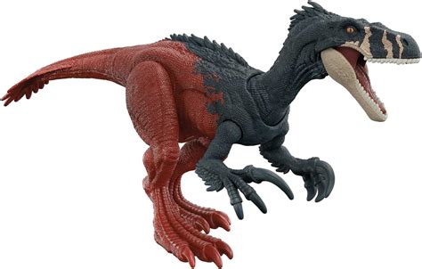 Jurassic World Figurine Articulée De Megaraptor Rugissement Attaque Vers Lavant Avec Code