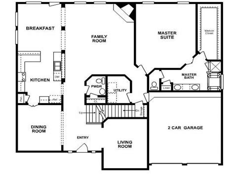 Five Bedroom House Floor Plans Ranch Home Plans And Blueprints 165299