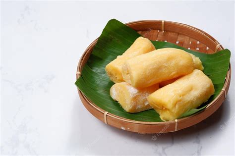 Premium Photo Tape Or Tapai Singkong Are Traditional Foods Snack