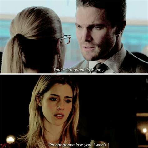 You Re Not Gonna Lose Me Oliver And Felicity Arrow 3x20 Olicity Arrow Felicity Oliver