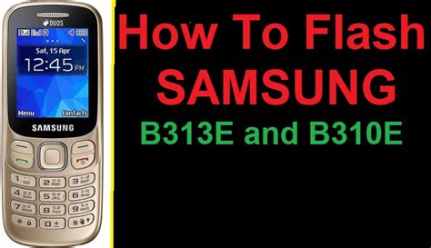 I am an experienced software engineer and freelance app developer. How to Flash Samsung Metro B313E And B310E without any box (100% work) recover password ...