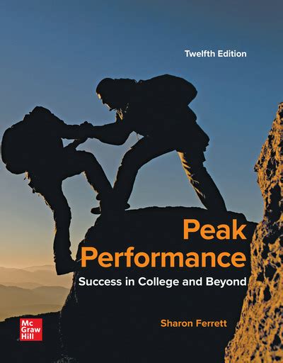 Peak Performance Success In College And Beyond