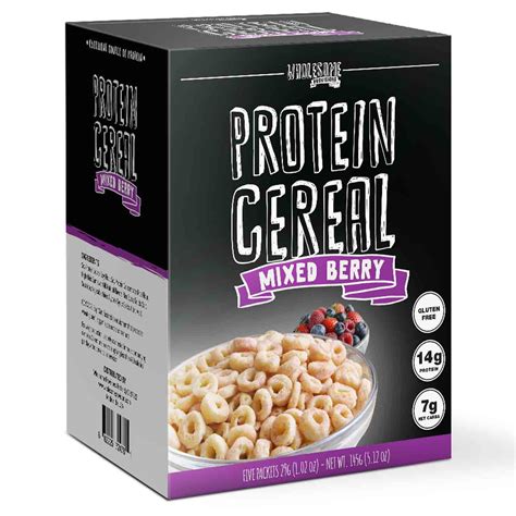 Protein Cereal Mixed Berry High Protein Low Carb Gluten Free Fiber Wholesome Provisions