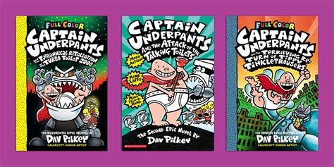 the complete captain underpants series book list