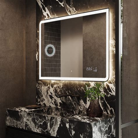 Artforma Bathroom Illuminated Mirror 1300x700 Mm Additional Features Customizable Ambient
