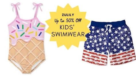Zulily Kids Swimwear Up To 50 Off Southern Savers