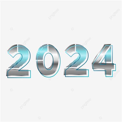 2024 Clipart In Color Vector 2024 2024 3d 2024 Clipart Png And