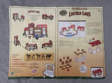 Lincoln Logs Big L Ranch Ebay